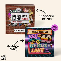 Memory Lane 60th Birthday Book 2026 alternative