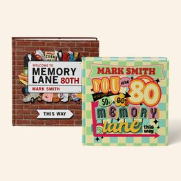 'Memory Lane' 80th Birthday Book 2026