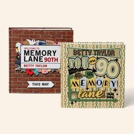 'Memory Lane' 90th Birthday Book 2026