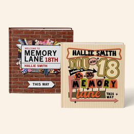 'Memory Lane' 18th Birthday Book 2026