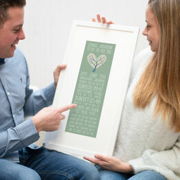 40th Birthday 'The Day You Were Born' Special Edition Personalised Print