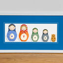 Russian Doll Family Portrait Personalised Print additional 6