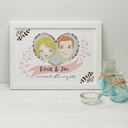Personalised Illustrated Couple Print additional 7