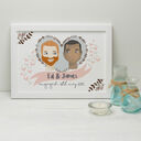Personalised Illustrated Same Sex Couple Print for Men additional 3