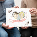 Personalised Illustrated Same Sex Couple Print for Men additional 1