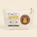 Personalised 'Roar Some' Washbag For Dad additional 1