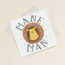 'Mane Man' Greetings Card For Dad/Men additional 2