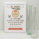 Personalised Illustrated 'The Best Teacher' Print additional 3