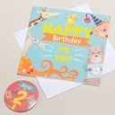 'Wow You're' Themed Birthday Card and Personalised Badge additional 2