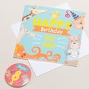 'Wow You're' Themed Birthday Card and Personalised Badge additional 8