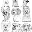 Personalised Illustrated "I Love My Dog" Print additional 2