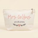 Personalised Make Up Bag For Brides additional 1