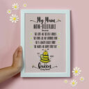 Personalised 'Mum-believable' Print For Mum additional 3
