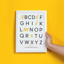 Personalised Alphabet Name Print by James Cluer additional 2