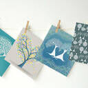 Illustrated Trees Greetings Cards (Set Of Four) additional 2