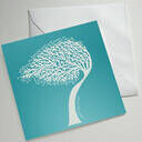 Cornish Tree Illustrated Greetings Card additional 2