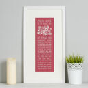 40th Birthday 'The Day You Were Born' Special Edition Personalised Print additional 3