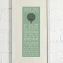 50th Birthday 'The Day You Were Born' Special Edition Personalised Print additional 3