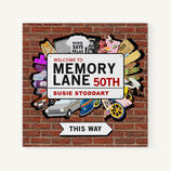 Personalised 50th Birthday Book 'Memory Lane' additional 1