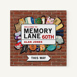 Personalised 60th Birthday 'Memory Lane' Book additional 1