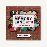 Personalised 70th Birthday 'Memory Lane' Book additional 1