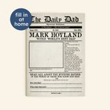 'The Daily Dad' Personalised Newspaper for Dads additional 1