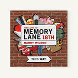 Personalised 18th Birthday 'Memory Lane' Book additional 1