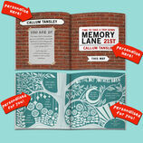 Personalised 21st Birthday Book 'Memory Lane' additional 2