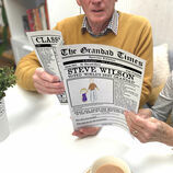 'The Grandad Times' Personalised Newspaper for Grandads additional 1