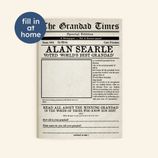 'The Grandad Times' Personalised Newspaper for Grandads additional 1