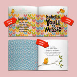 'You'll Be Missed' Personalised Book additional 3