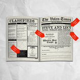 'The Valen Times' Personalised Newspaper for Valentine's Day additional 3
