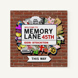 Personalised 45th Birthday Book 'Memory Lane' additional 1