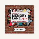 Personalised 75th Birthday 'Memory Lane' Book additional 1