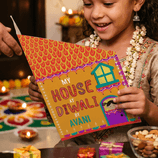 Personalised 'My House At Diwali' A4 Book additional 2