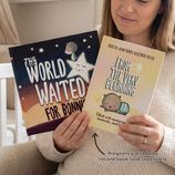 Personalised 'The World Waited' Baby Shower or New Baby Book additional 3