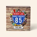 Personalised 'Memory Lane' 85th Birthday Book US Edition additional 1