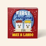 Personalised First Christmas Book For Twins additional 1