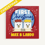 Personalised First Christmas Book For Twins additional 1