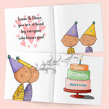 Personalised 'You Are One' 1st Birthday Book For Twins additional 8