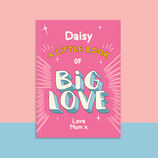 Personalised A Little Book of Big Love Book additional 1