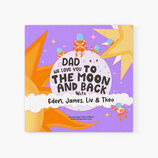 'I Love You To The Moon & Back' Personalised Father's Day Book additional 2