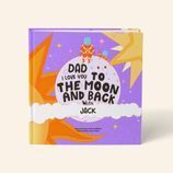 'I Love You To The Moon &amp; Back' Personalised Father's Day Book additional 1