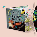 Personalised 'The Birthday Beastie' Birthday Book additional 2