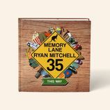 Personalised 'Memory Lane' 35th Birthday Book Australian Edition additional 1