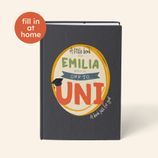 Personalised University Fill In The Blank Book additional 1