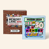 'Memory Lane' 30th Birthday Book additional 1