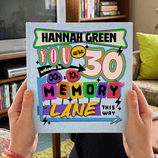 'Memory Lane' 30th Birthday Book additional 2