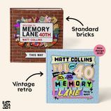 'Memory Lane' 40th Birthday Book additional 2