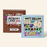 'Memory Lane' 40th Birthday Book additional 1